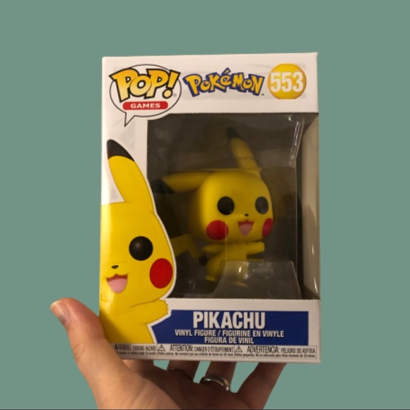NIB Funko Pop! Games Pikachu Vinyl Figure Pokemon